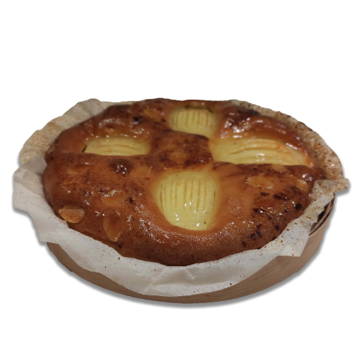 Botercake met appelen