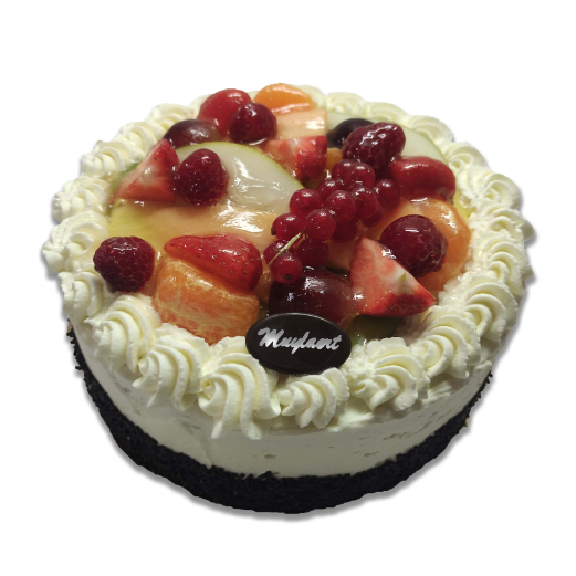 Gateaux met slagroom & fruit